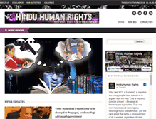 Tablet Screenshot of hinduhumanrights.info